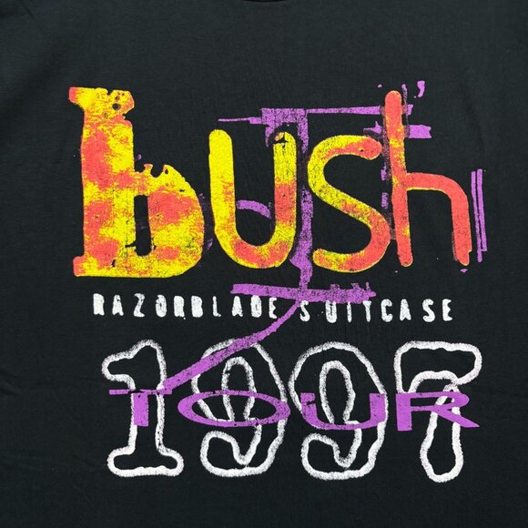 Busch Razor Blade Suitcase Rock T-Shirt Size 2XL - Picture 2 of 4